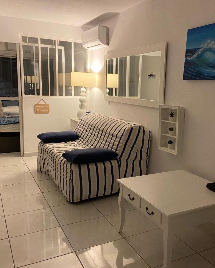 T2 Vue Mer Canet Plage - Le Petit Paradis Esterno foto