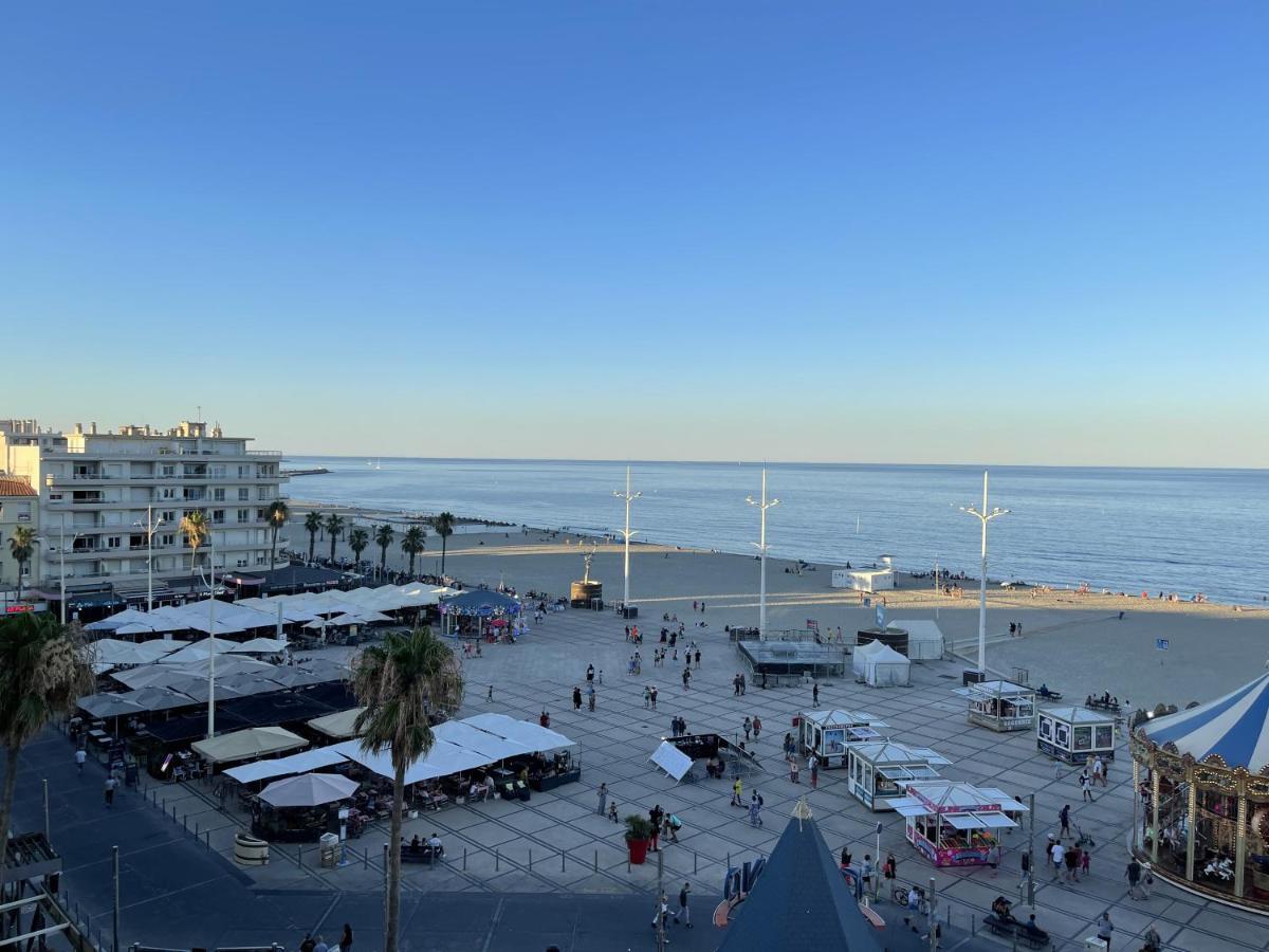 T2 Vue Mer Canet Plage - Le Petit Paradis Esterno foto