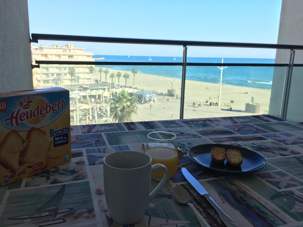 T2 Vue Mer Canet Plage - Le Petit Paradis Esterno foto