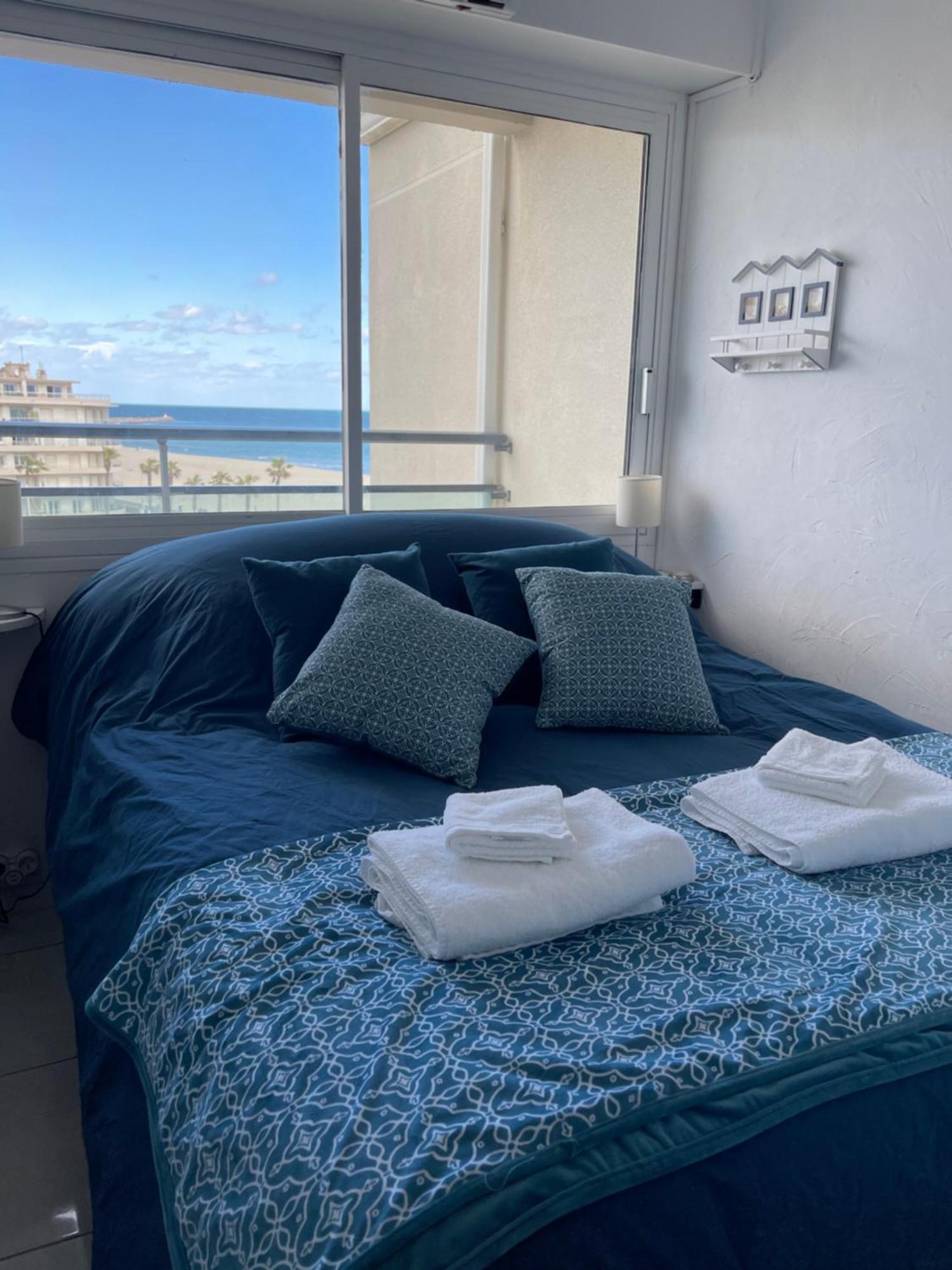 T2 Vue Mer Canet Plage - Le Petit Paradis Esterno foto